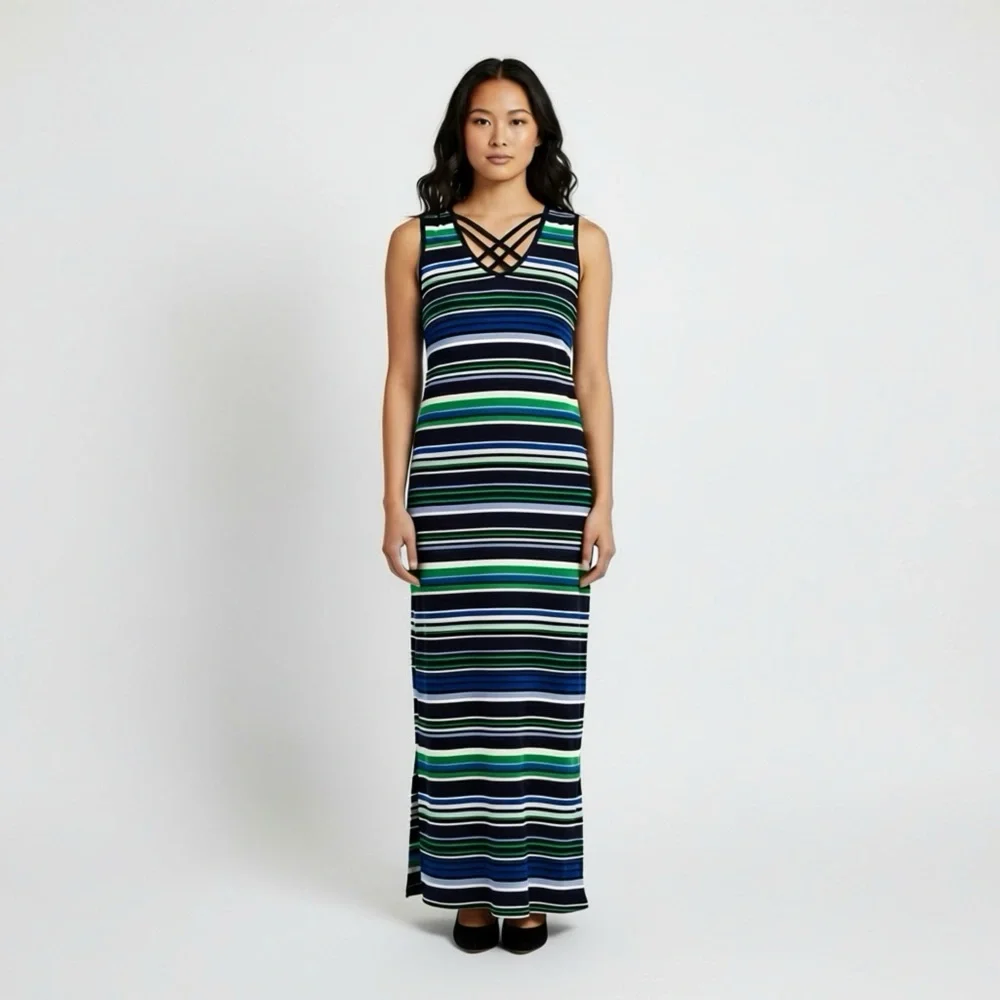 derek heart dress maxi Juniors' Derek Heart Ruched Strap Satin Maxi Slip Dress